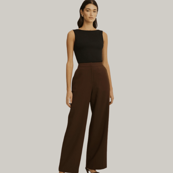 mid-rise longline pants from Atmos&Here