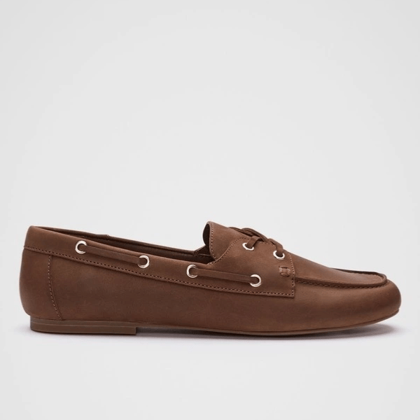 leather boat shoe from Seed Heritage