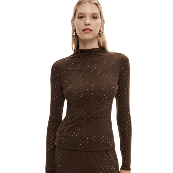 soft stretch mesh fabric top from Witchery