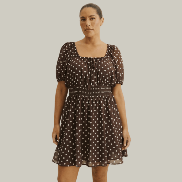 square neckline mini dress from Atmos&Here Curvy
