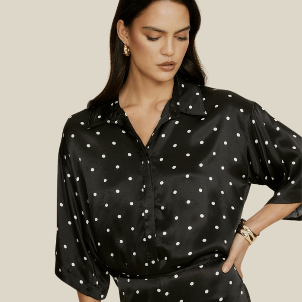 collared neckline shirt from The Fated