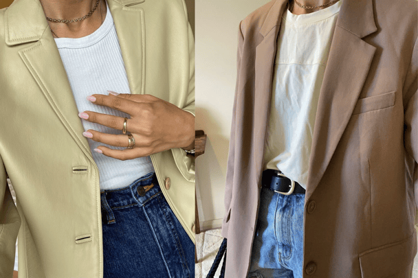 Writer wears affordable blazers.