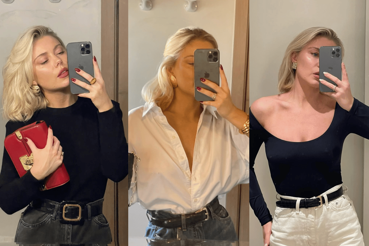 Laura Jade Stone loves using a belt to break up her fits