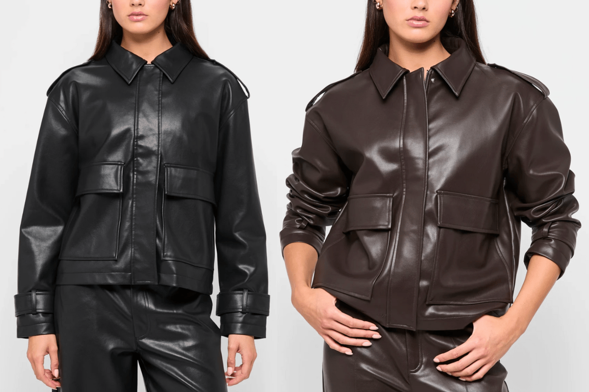 Target's PU Shirt Jacket.