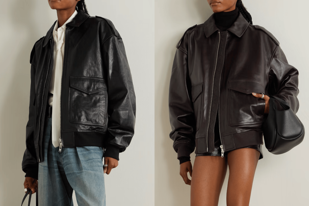 The Frankie Shop Viper Oversized Jacket.