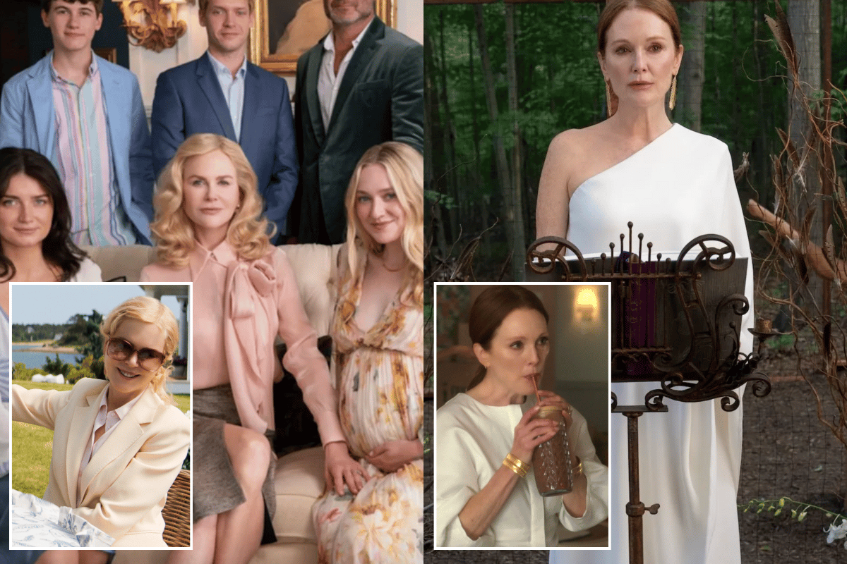 Nicole Kidman in The Perfect Couple, and Julianne Moore in Sirens.