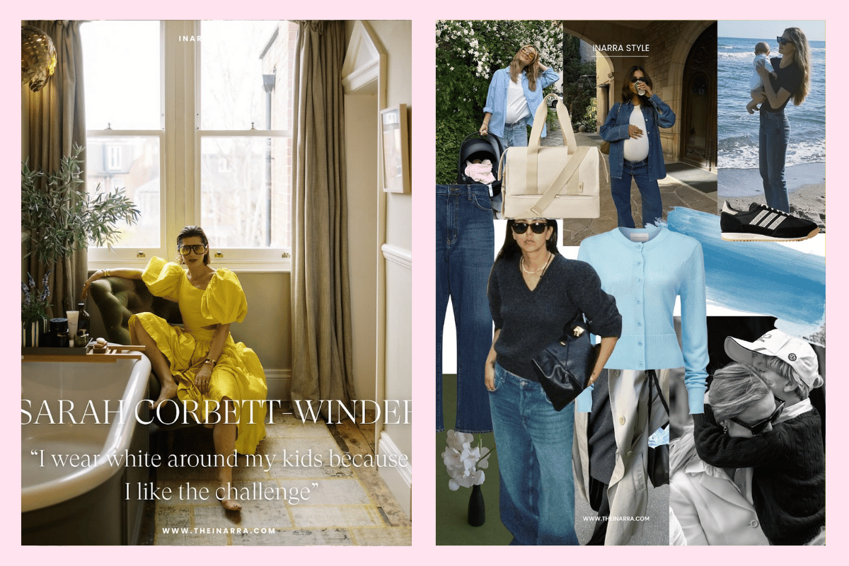 The Inarra's feed is a tasteful look at mothern motherhood.