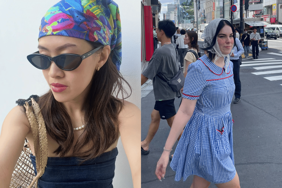 Mamamia's Emily and Zara wear headscarves. 