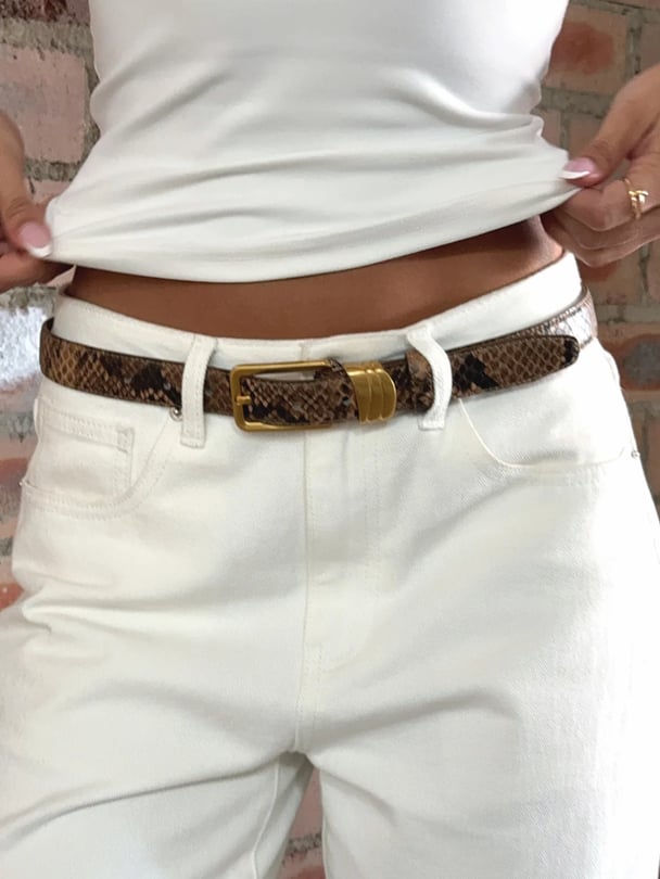 Image: White Fox belt.