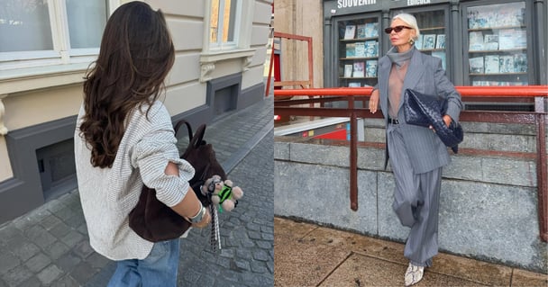 Pouch bags are trending.