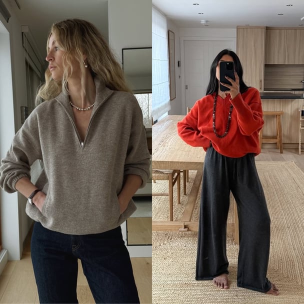 Preppy knitwear is on the radar right now.
