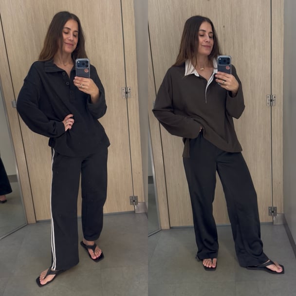 Collared tops from Target.