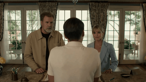 Will Ferrell and Reese Witherspoon in You're Cordially Invited.
