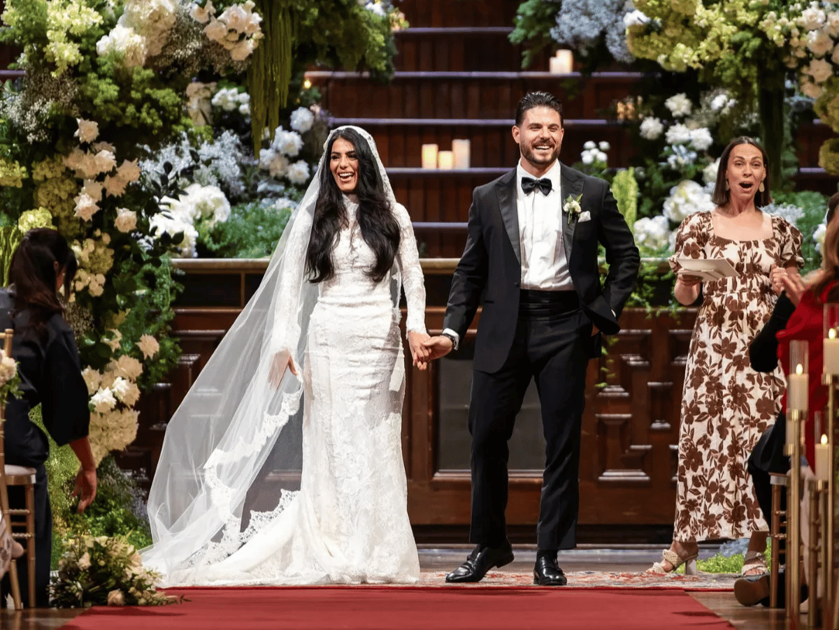 Married At First Sight contestants Carina and Paul get married on the show. 