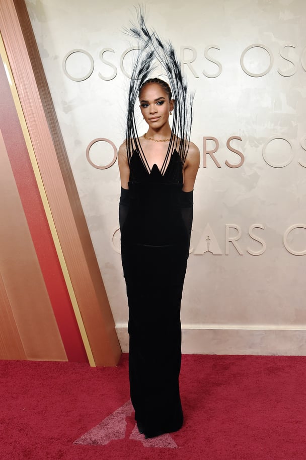 Yasmin Finney at the 97th Oscars held at the Dolby Theatre on March 2, 2025 in Hollywood, California.