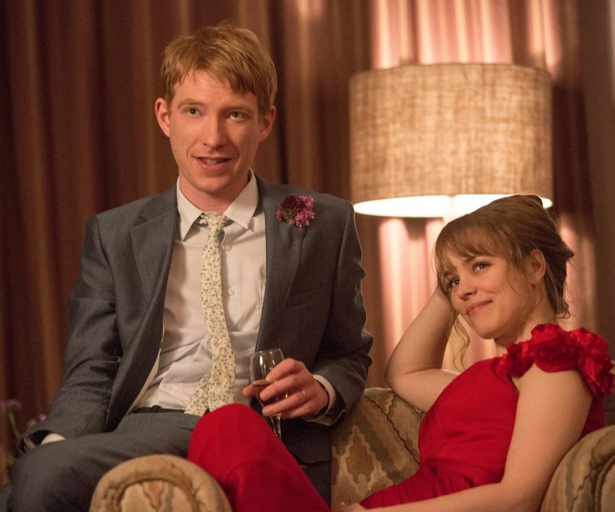 Domnhall Gleeson and Rachel McAdams in About Time.