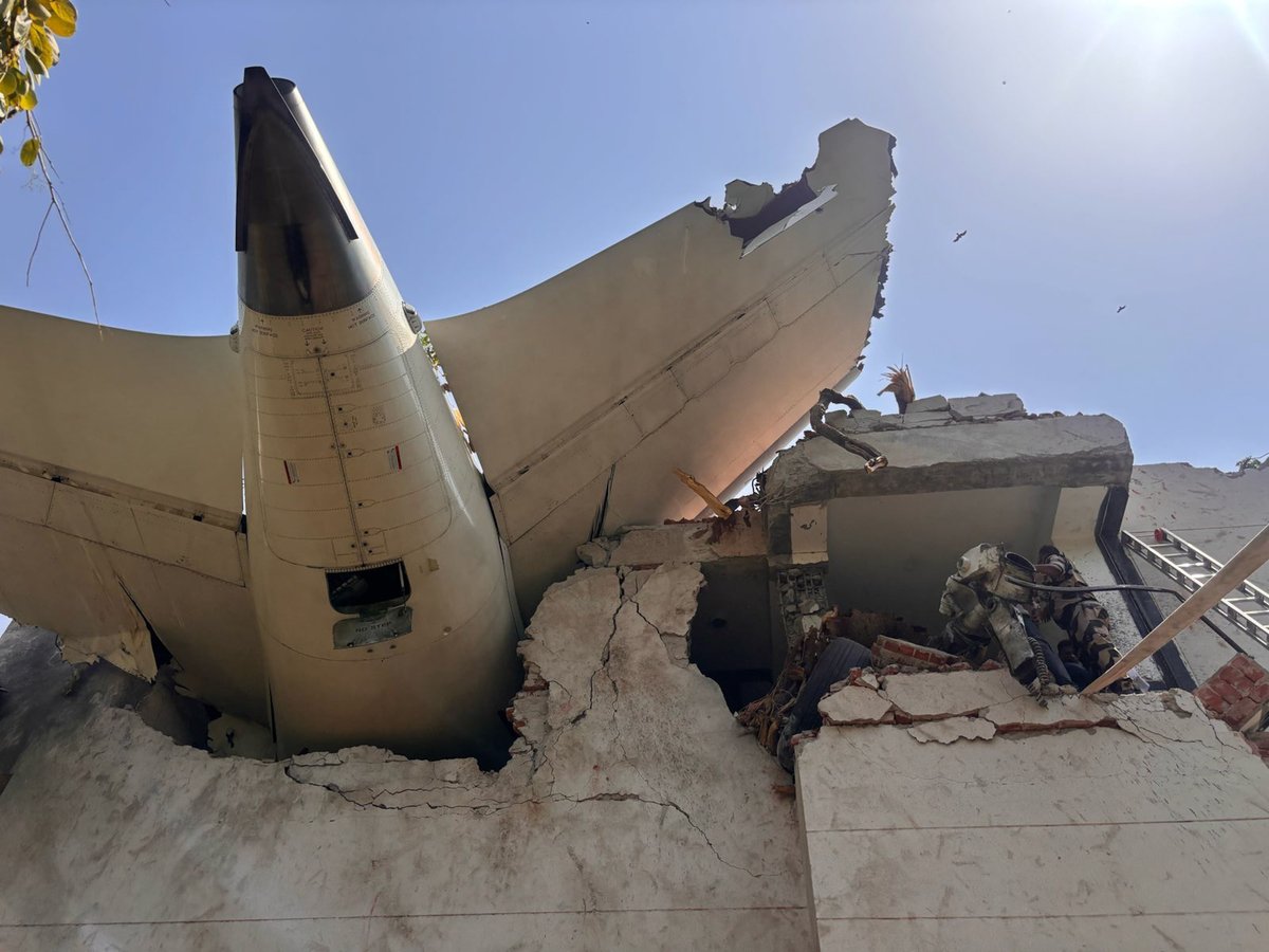 The Air India flight crashed into a medical building near the airport.