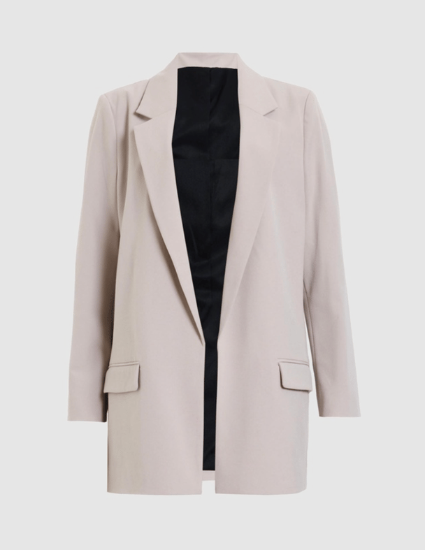 oversized beige blazer business casual blazer minimalist workwear