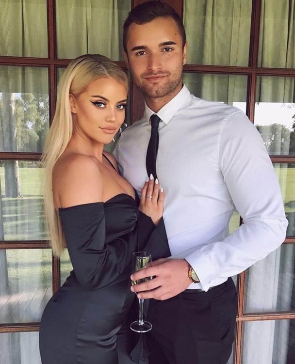 Gracie Piscopo and her ex partner Andre Rebelo, who has been jailed for murdering his mum for insurance money.