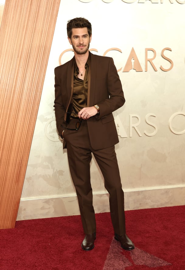 Andrew Garfield attends the 97th Annual Oscars at Dolby Theatre on March 02, 2025 in Hollywood, California.