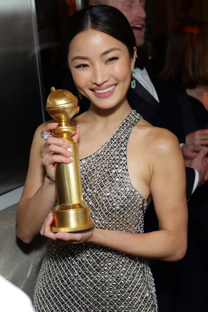 Anna Sawai attends The Walt Disney Company Golden Globes Afterparty.