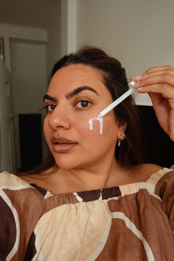 Applying The Ordinary's Rice Lipids + Ectoin Microemulsion product
