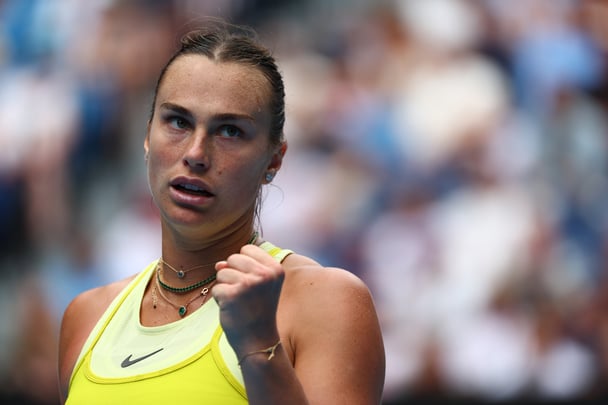 Aryna Sabalenka at the 2025 Australian Open.