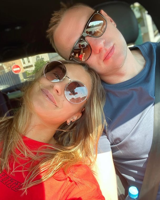 Australian Open champion Aryna Sabalenka and ex-partner Konstantin Koltsov.