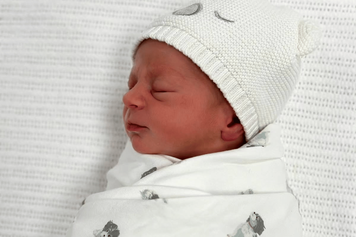 Little Hayden is born, Ash Barty's first child.