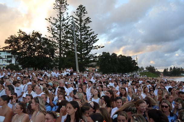 Hundreds gathered at a vigil for Audrey Griffin in Terrigal.