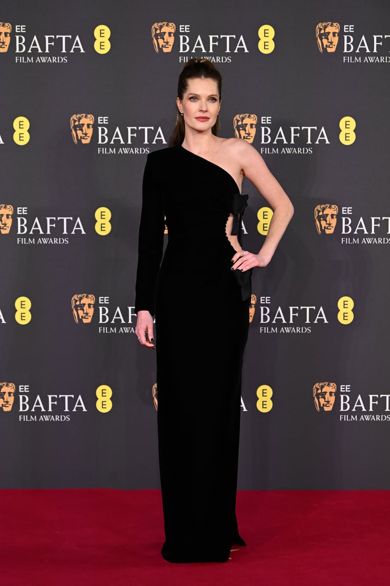 Meghann Fahy attends the 2025 EE BAFTA Film Awards at The Royal Festival Hall on February 16, 2025 in London.