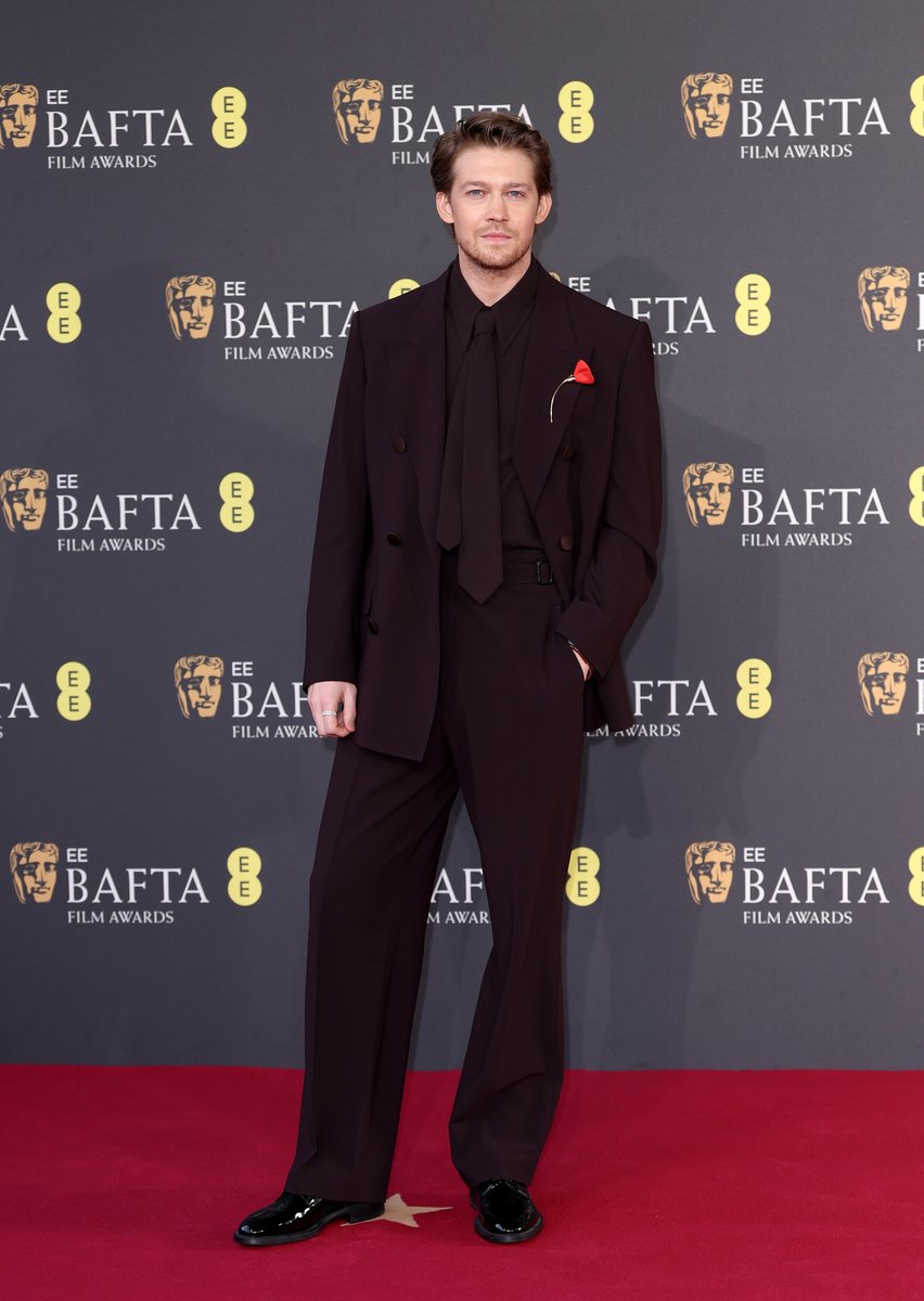 Joe Alwyn attends the 2025 EE BAFTA Film Awards at The Royal Festival Hall on February 16, 2025 in London.