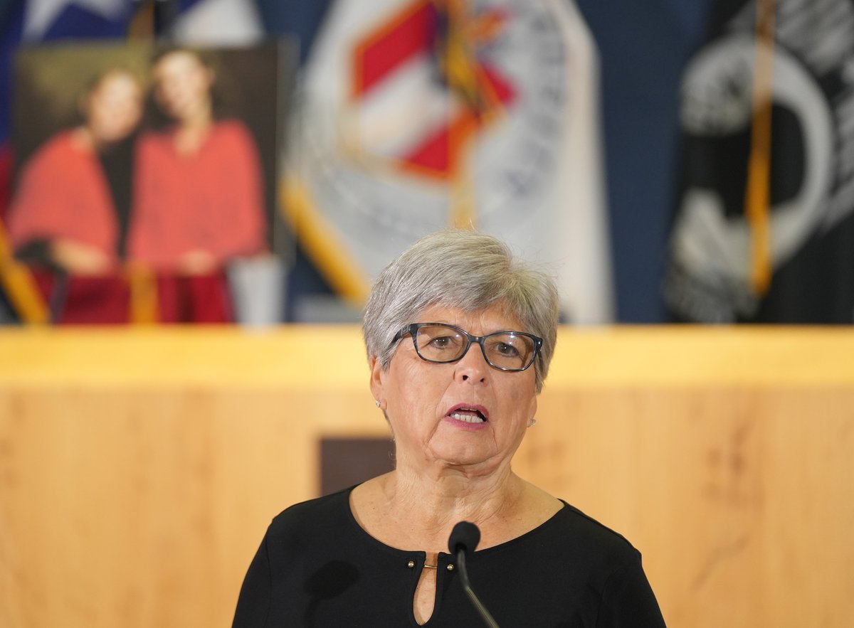 Barbara Wilson, mother of Jennifer and Sarah Harbison.