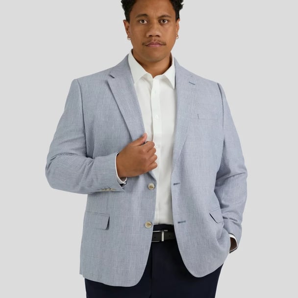 Johnny Bigg Portofino Linen Check Blazer, $219.99. 