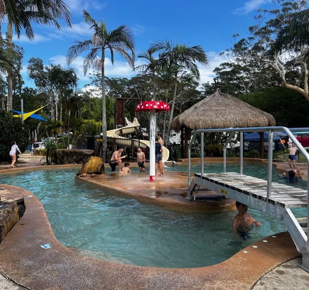 swimming pool at a BIG4 holiday park