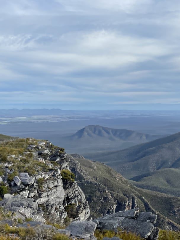 The view overlooking Bluff Knoll.