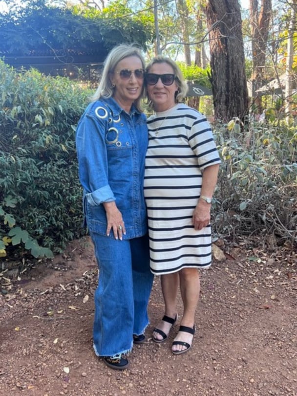 Wendy with her mum.