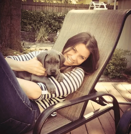 Brittany Maynard with her dog. The 29-year-old died by Oregon's Death With Dignity Act in November 2014 and was instrumental in states in the US changing their legislation.