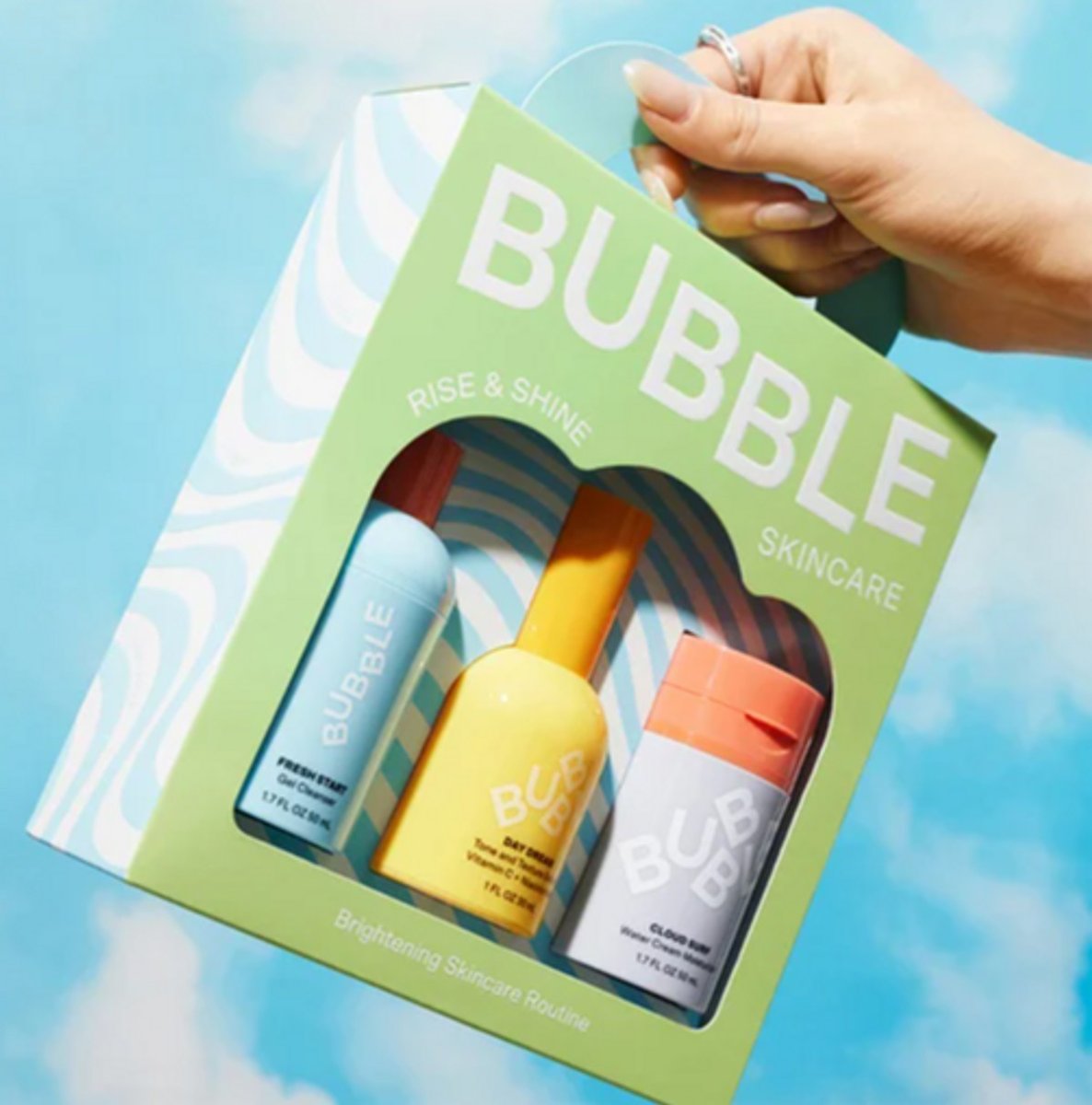 Bubble skincare from Priceline 