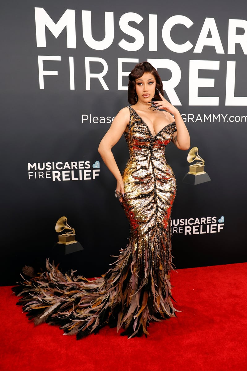 Cardi B attends the 67th GRAMMY Awards on February 02, 2025 in Los Angeles, California.