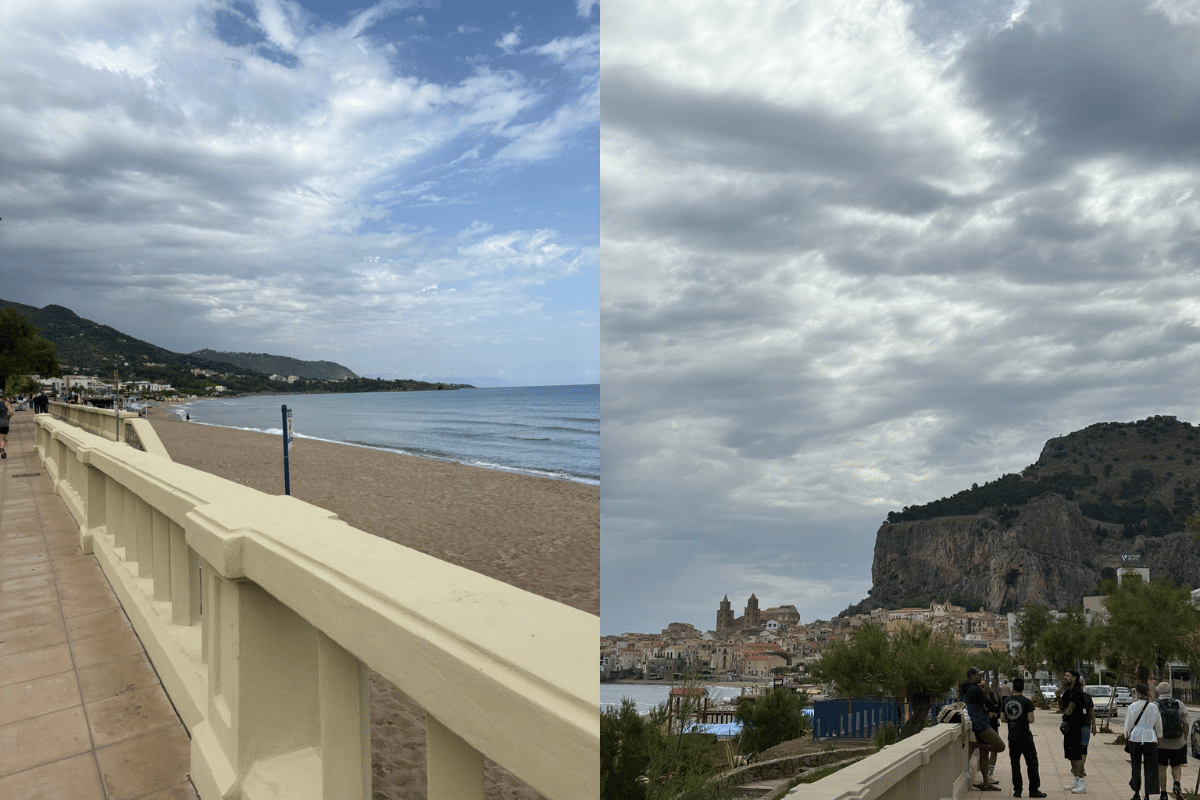 The promenade in Cefalù