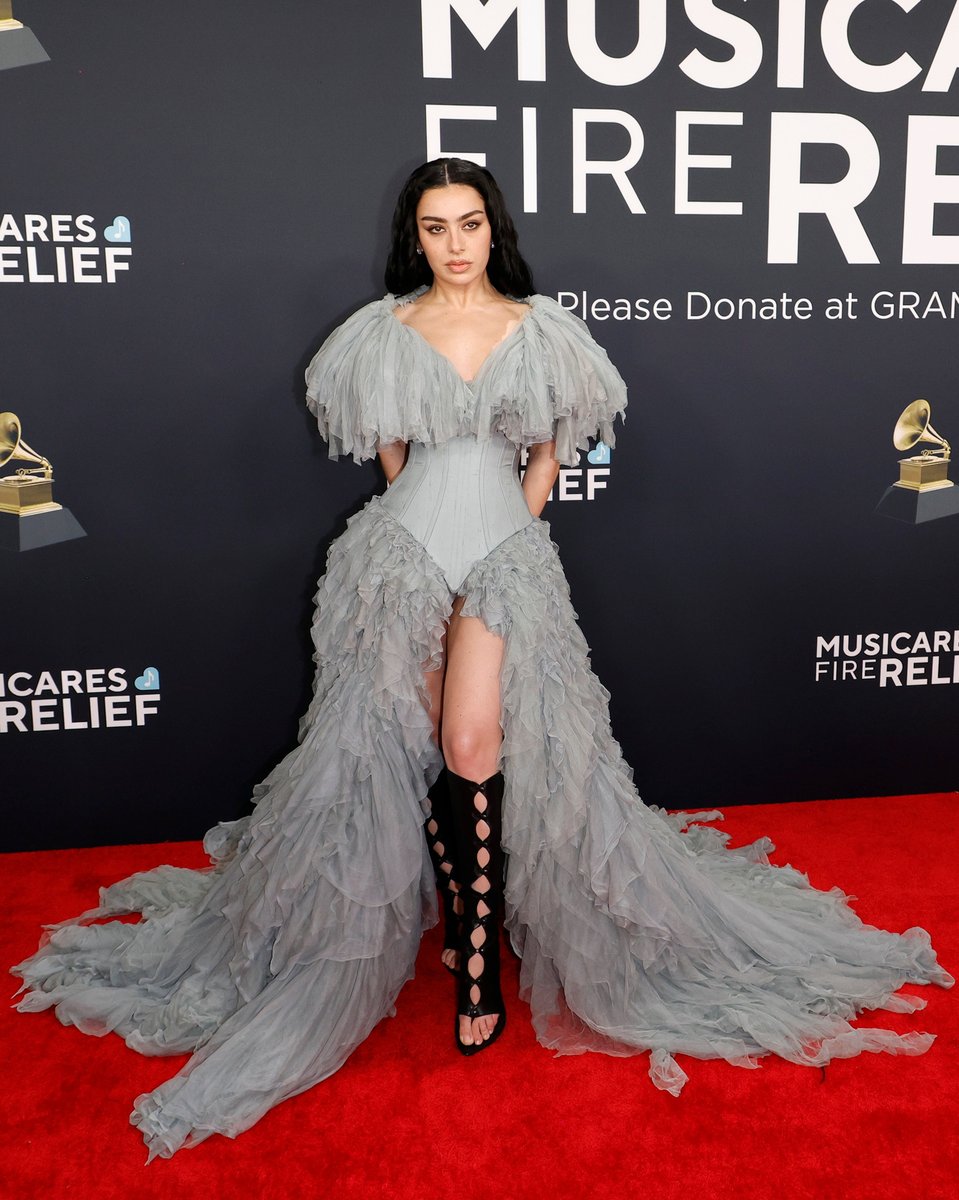 Charli XCX attends the 67th GRAMMY Awards on February 02, 2025 in Los Angeles, California.