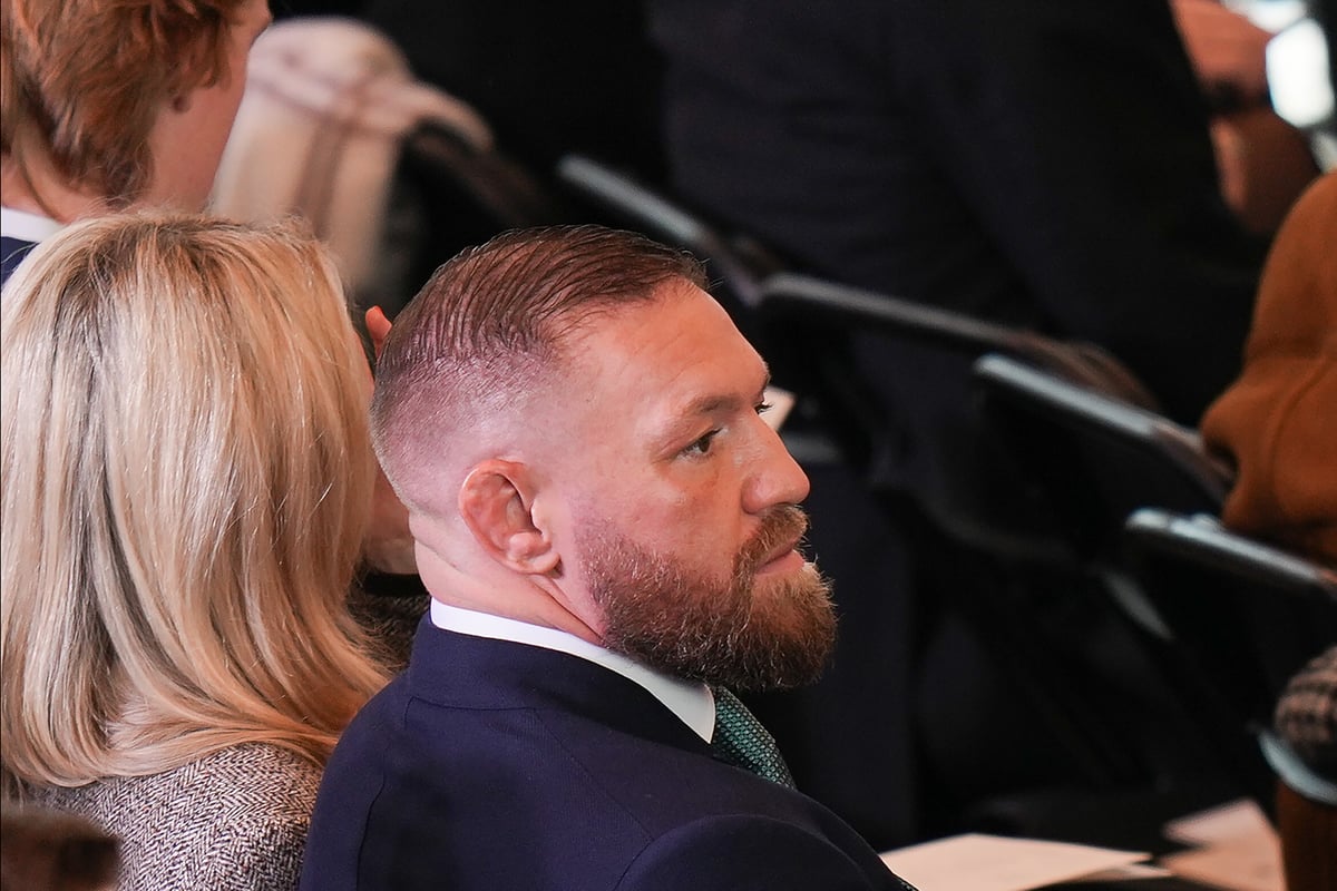 Conor McGregor is seen in the VIP viewing area in Emancipation Hall for the Inauguration of Donald J. Trump.