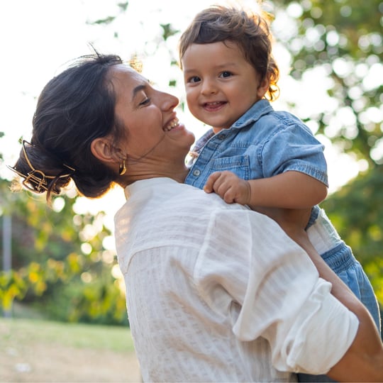'I was carrying my screaming toddler through the shops. A stranger's comment stopped me cold.'
