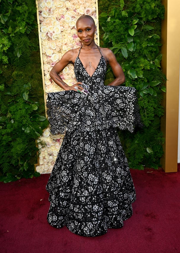 Wicked's Cynthia Erivo during the 82nd Annual Golden Globes