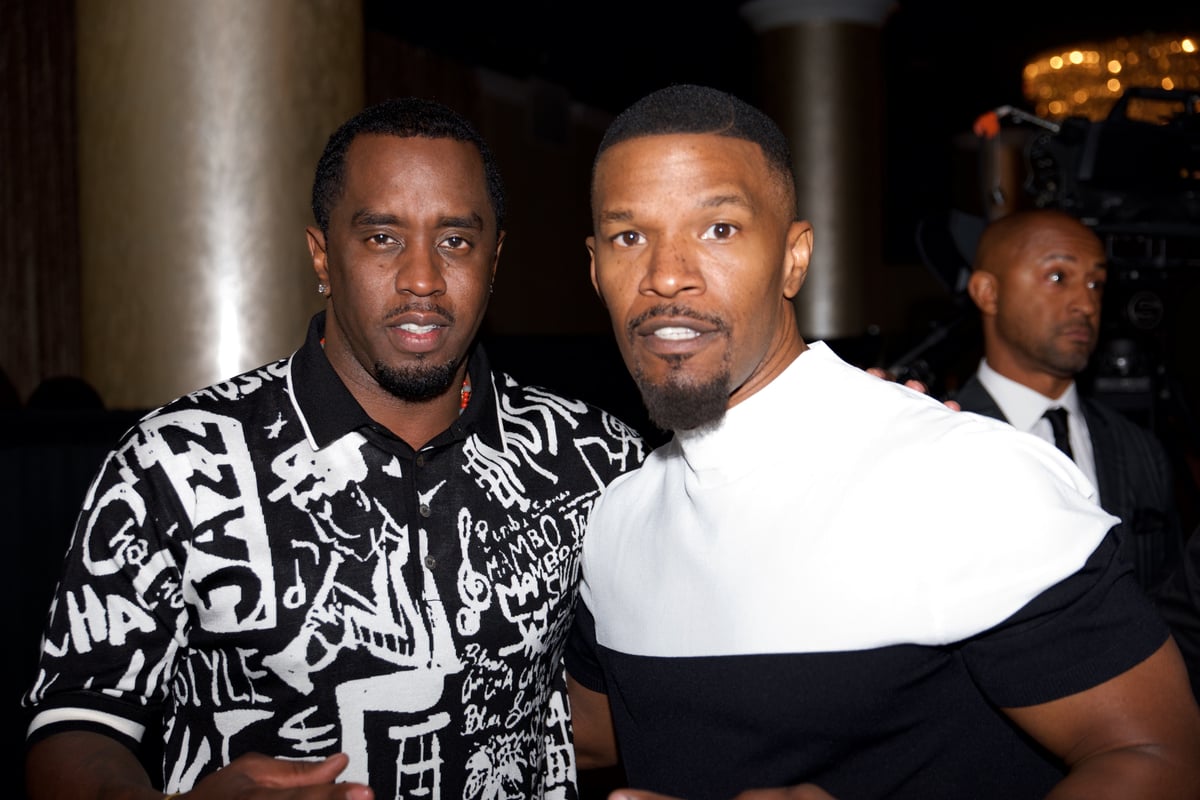 Sean Combs and Jamie Foxx attend the Ladylike Foundation's 9th Annual Women Of Excellence Awards Gala at The Beverly Hilton Hotel on June 3, 2017 in Beverly Hills, California. 