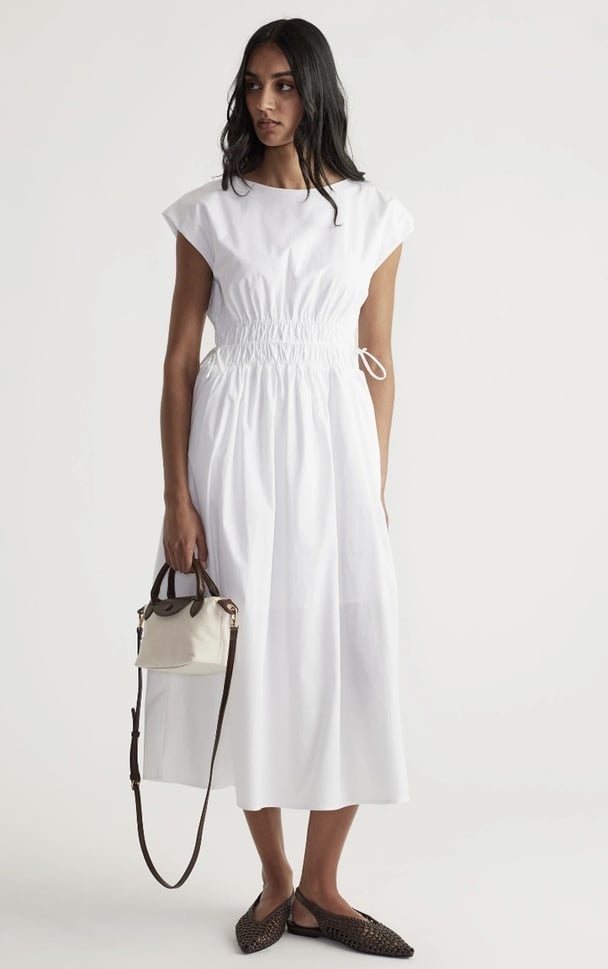 High round neckline midi dress from Decjuba