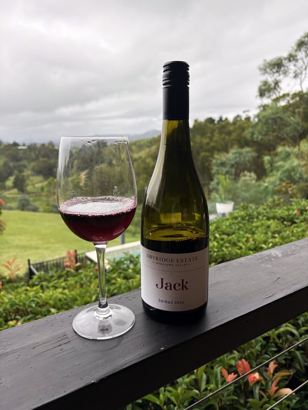 Wine from Dryridge Estate winery in the Megalong Valley.