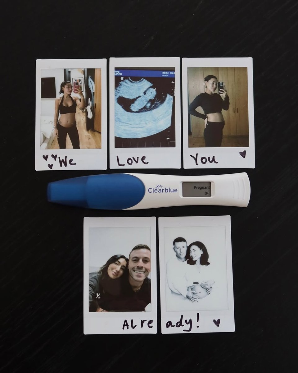 Ella Ding's pregnancy announcement.