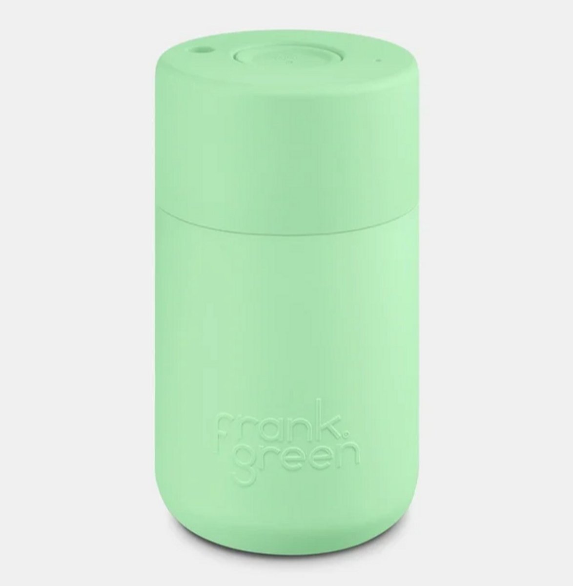 Frank Green Reusable Coffee Cup in mint green 